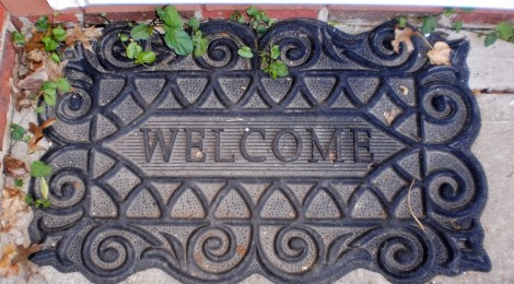 Laying out the welcome mat